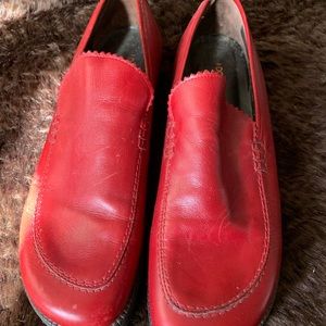 Donald J Pliner red loafers.  Size 11.  Worn a few times - super cute & comfy!